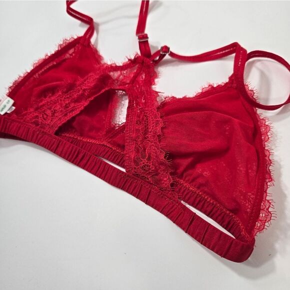 aerie red lace bra - Picture 8 of 12